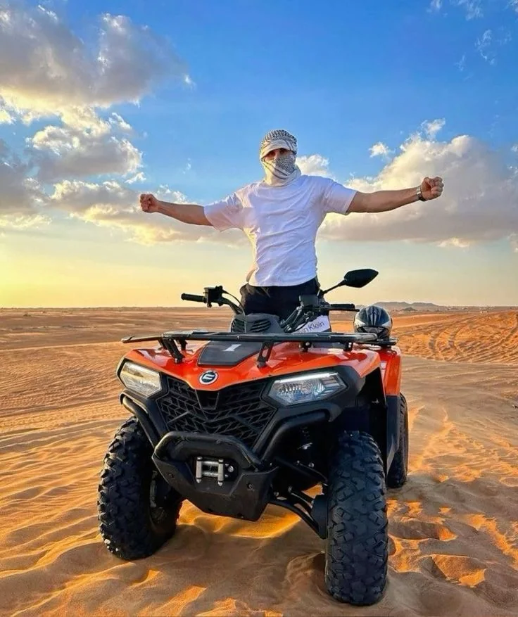 Quad bike adventure in the Abu Dhabi desert